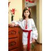 Embroidered dress/blouse/tunic "Cutie Grapes"